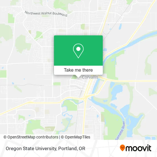 Mapa de Oregon State University