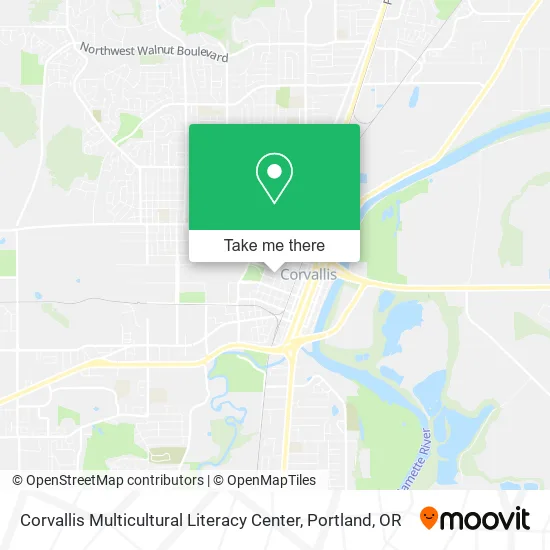 Corvallis Multicultural Literacy Center map