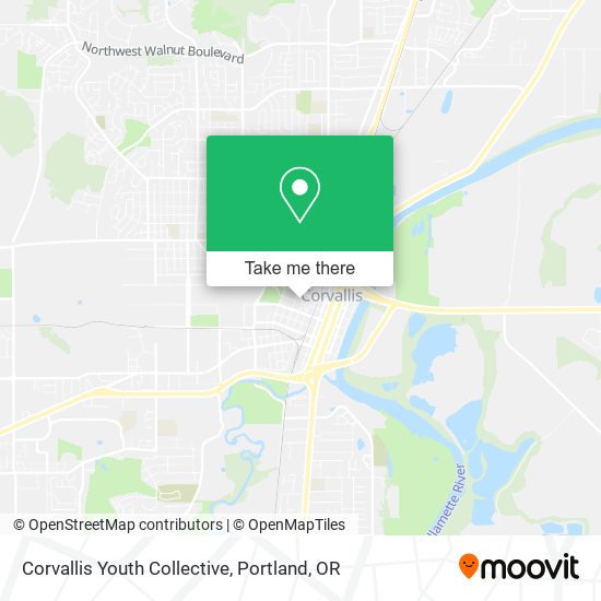 Corvallis Youth Collective map