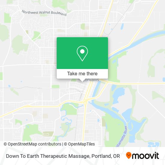 Down To Earth Therapeutic Massage map