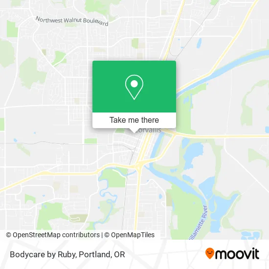 Bodycare by Ruby map