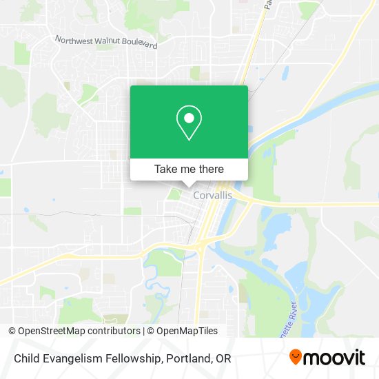 Child Evangelism Fellowship map