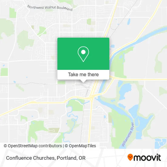 Confluence Churches map