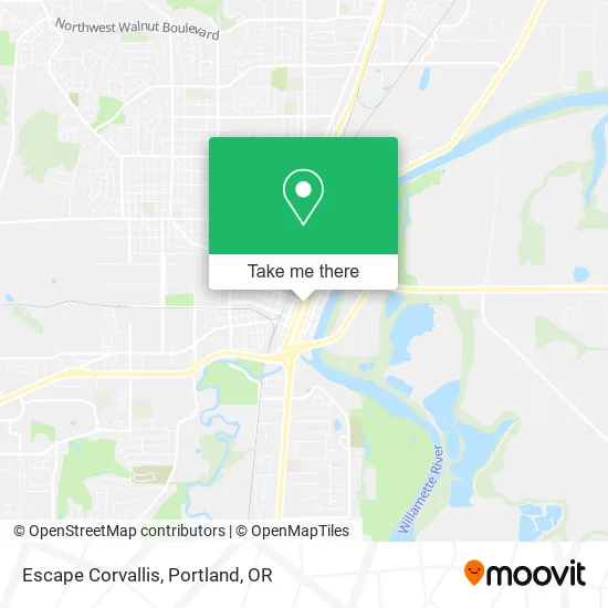 Escape Corvallis map