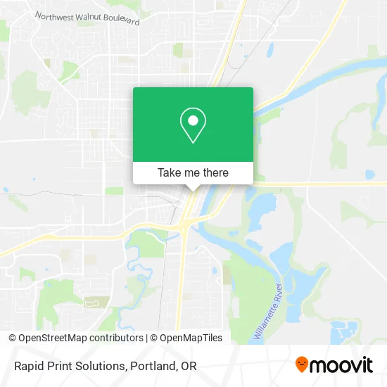 Rapid Print Solutions map