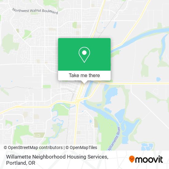 Willamette Neighborhood Housing Services map