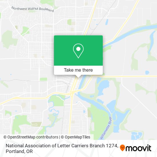 Mapa de National Association of Letter Carriers Branch 1274