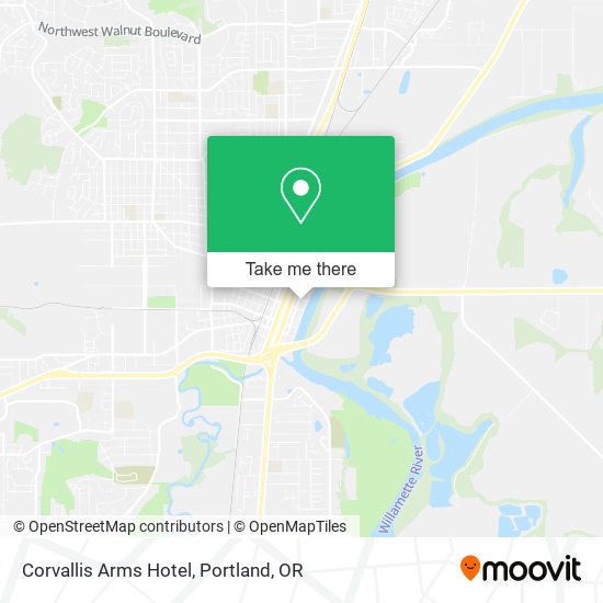 Corvallis Arms Hotel map