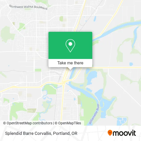 Mapa de Splendid Barre Corvallis