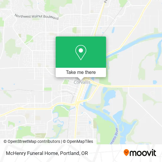 McHenry Funeral Home map