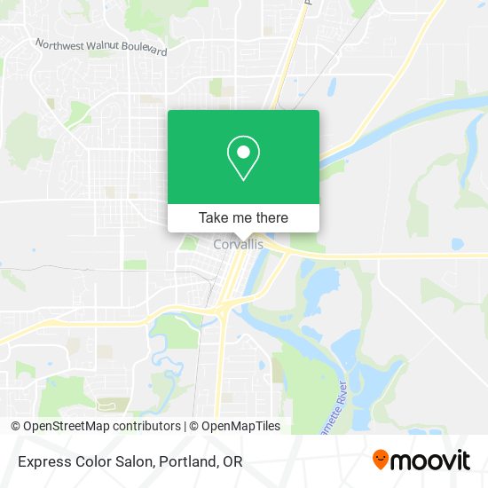 Express Color Salon map