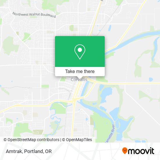 Mapa de Amtrak
