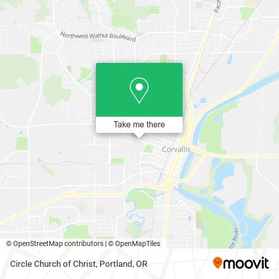 Circle Church of Christ map