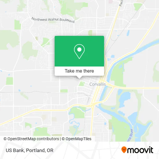 US Bank map