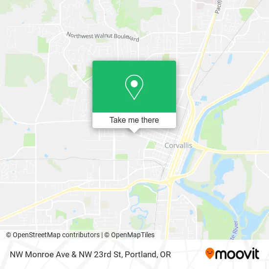 NW Monroe Ave & NW 23rd St map