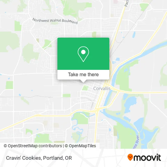 Cravin' Cookies map