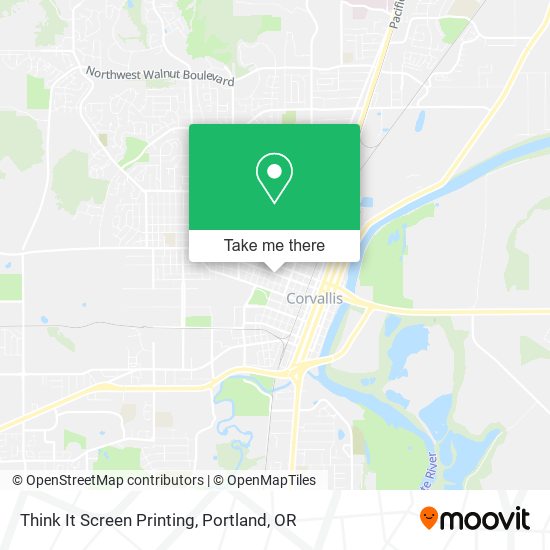 Think It Screen Printing map
