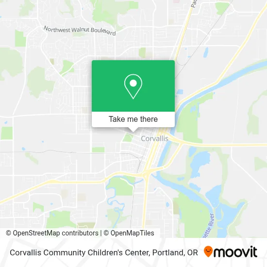 Corvallis Community Children's Center map