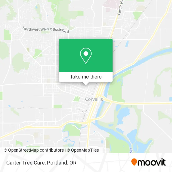 Carter Tree Care map