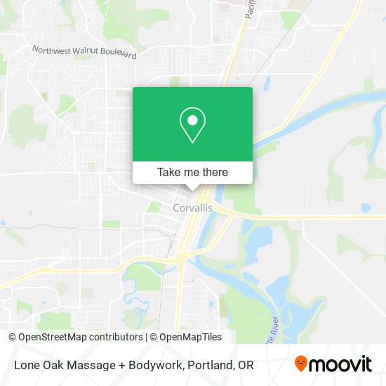 Lone Oak Massage + Bodywork map