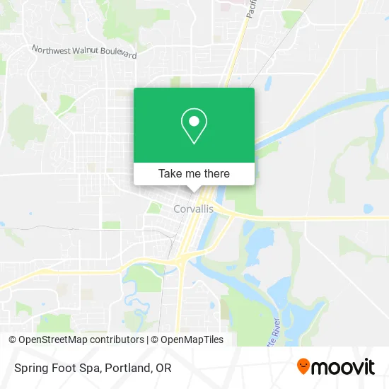 Spring Foot Spa map