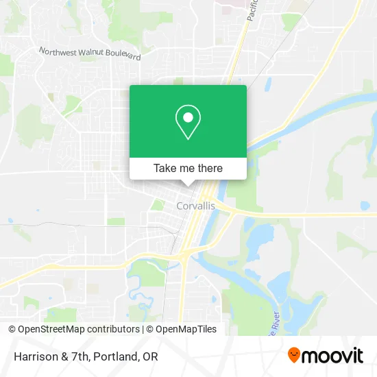 Harrison & 7th map