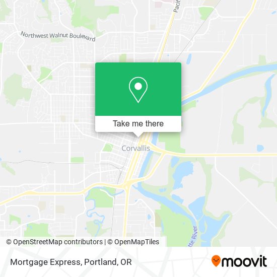 Mapa de Mortgage Express