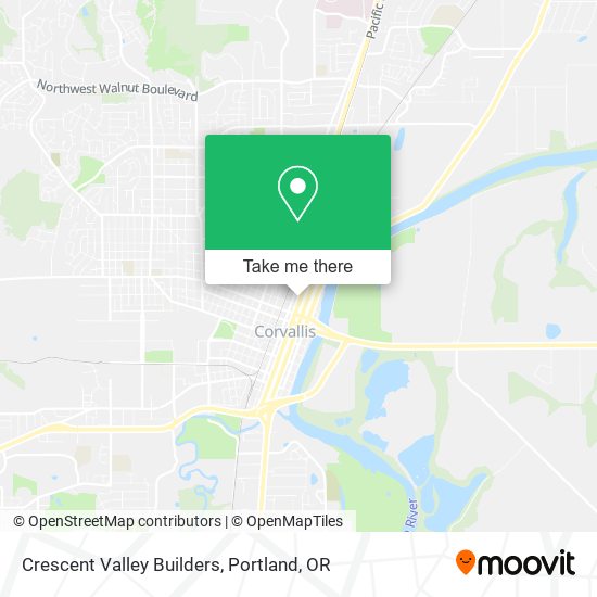 Crescent Valley Builders map