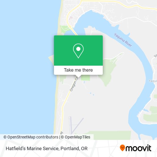 Hatfield's Marine Service map