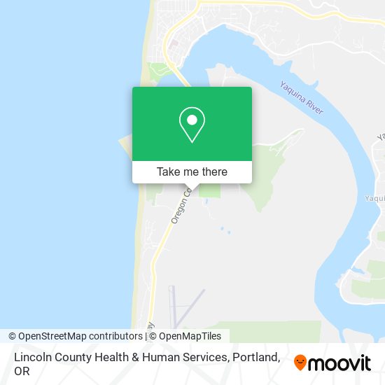 Lincoln County Health & Human Services map