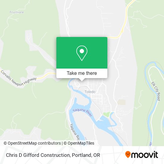 Chris D Gifford Construction map