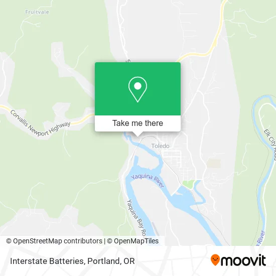 Interstate Batteries map