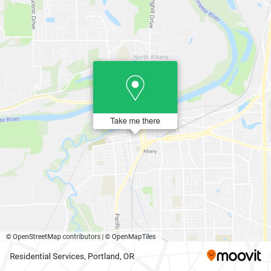 Residential Services map