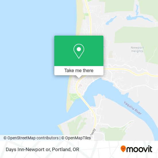 Mapa de Days Inn-Newport or