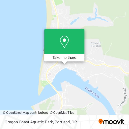 Oregon Coast Aquatic Park map