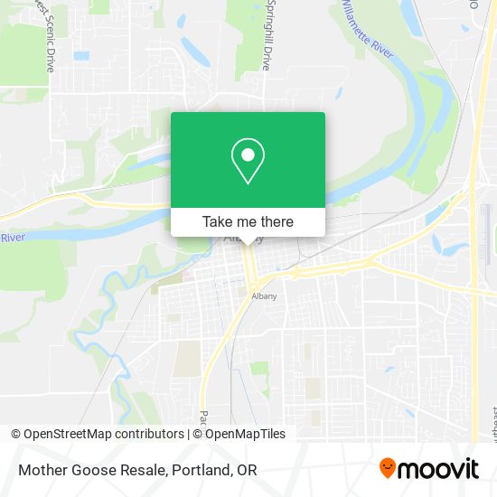 Mapa de Mother Goose Resale