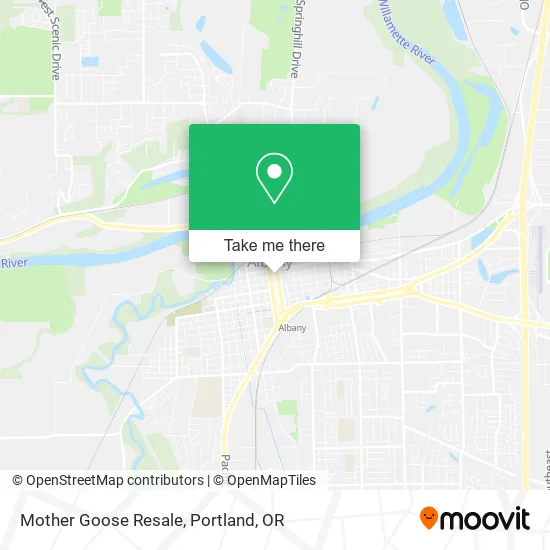 Mother Goose Resale map