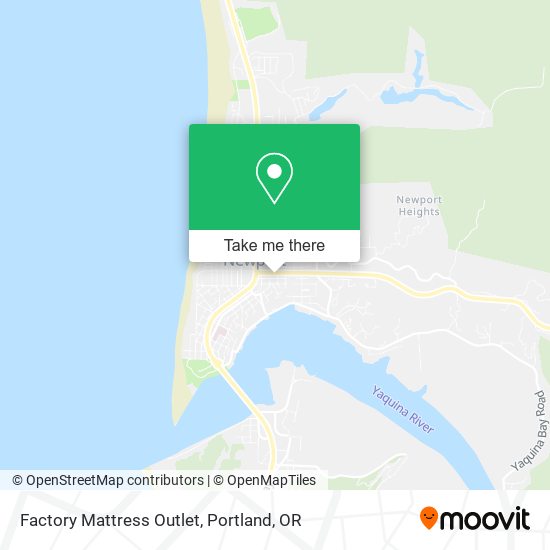 Factory Mattress Outlet map