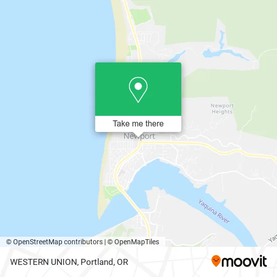 WESTERN UNION map