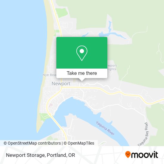 Newport Storage map