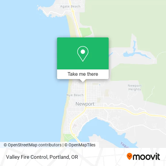 Valley Fire Control map