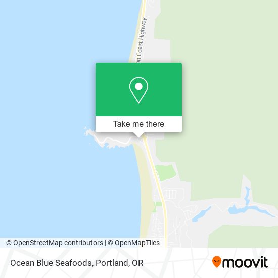 Ocean Blue Seafoods map