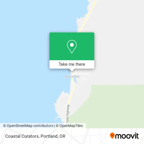 Coastal Curators map