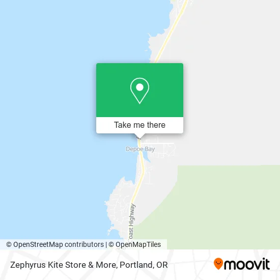 Zephyrus Kite Store & More map