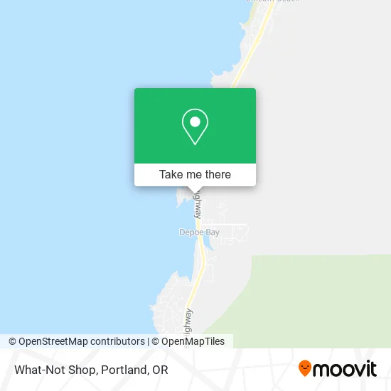 What-Not Shop map