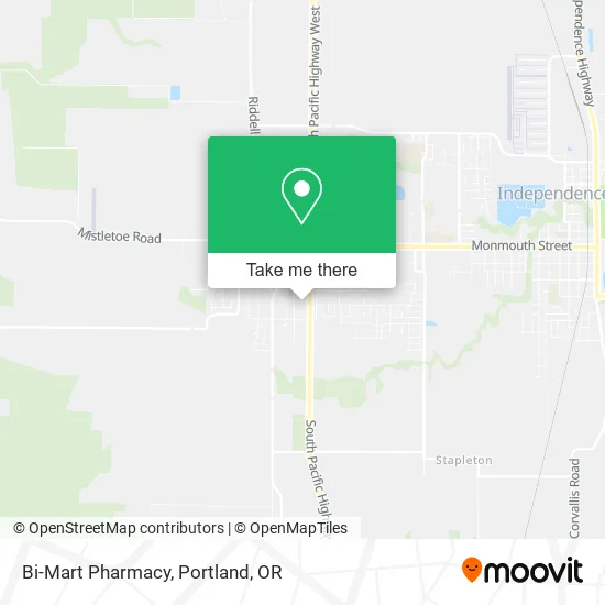 Bi-Mart Pharmacy map