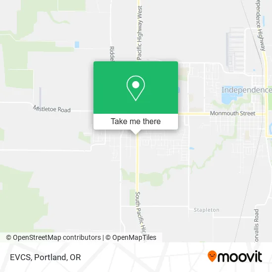 EVCS map