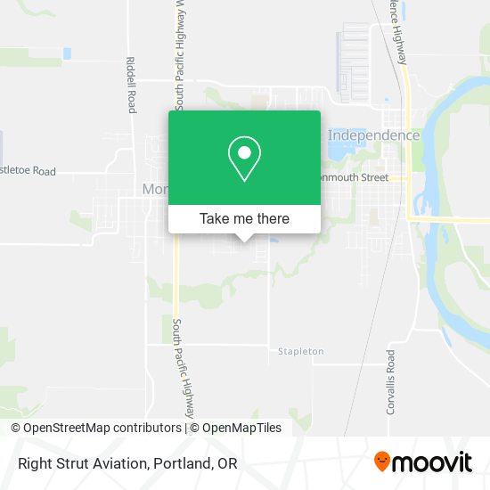 Right Strut Aviation map