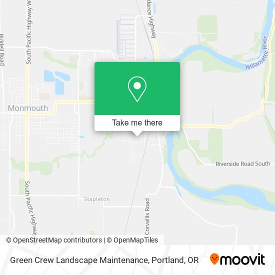 Mapa de Green Crew Landscape Maintenance