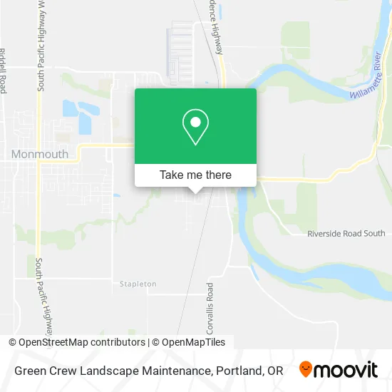Green Crew Landscape Maintenance map